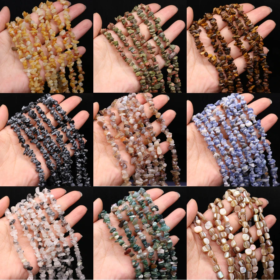 Natural stone semi-precious stone with irregular shapes in various colors For Jewelry Making DIY Earring Necklace Accessories