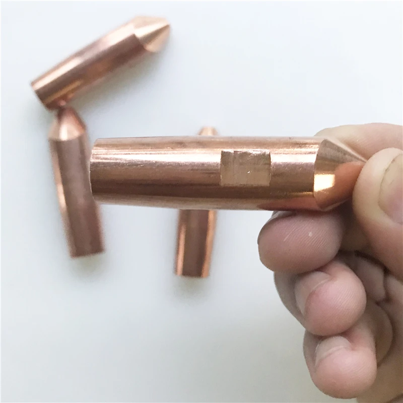 Spot Welder Electrode Tip Spot Welding Head Alumina Copper 16*60 Chrome Zirconium Copper Electrode Tip Electrode Cup