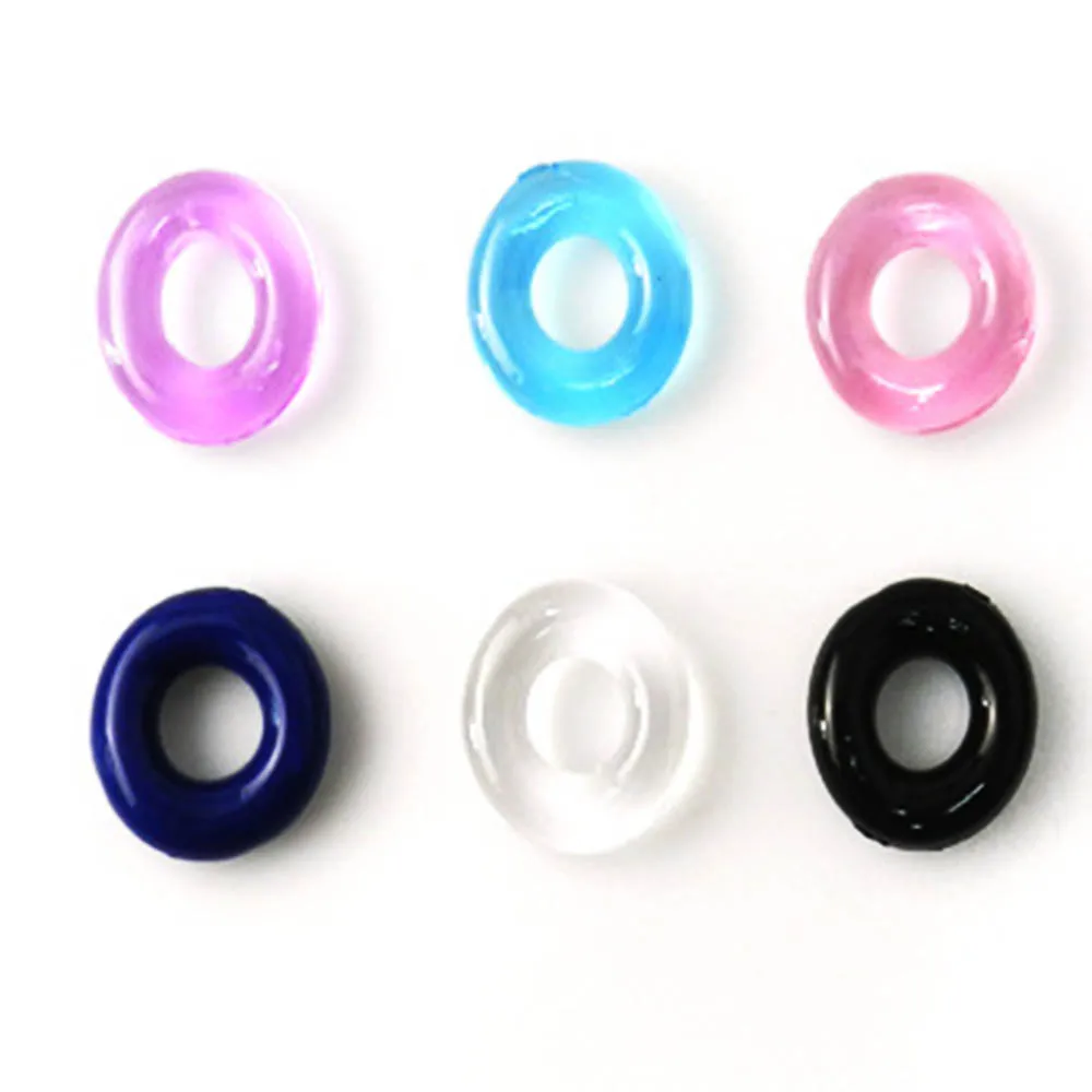 12pcs Delay Cock Sleeve finger ring lasting products dotted Clitoris Gspot Squirt penis extend rings Sex toys for man #5