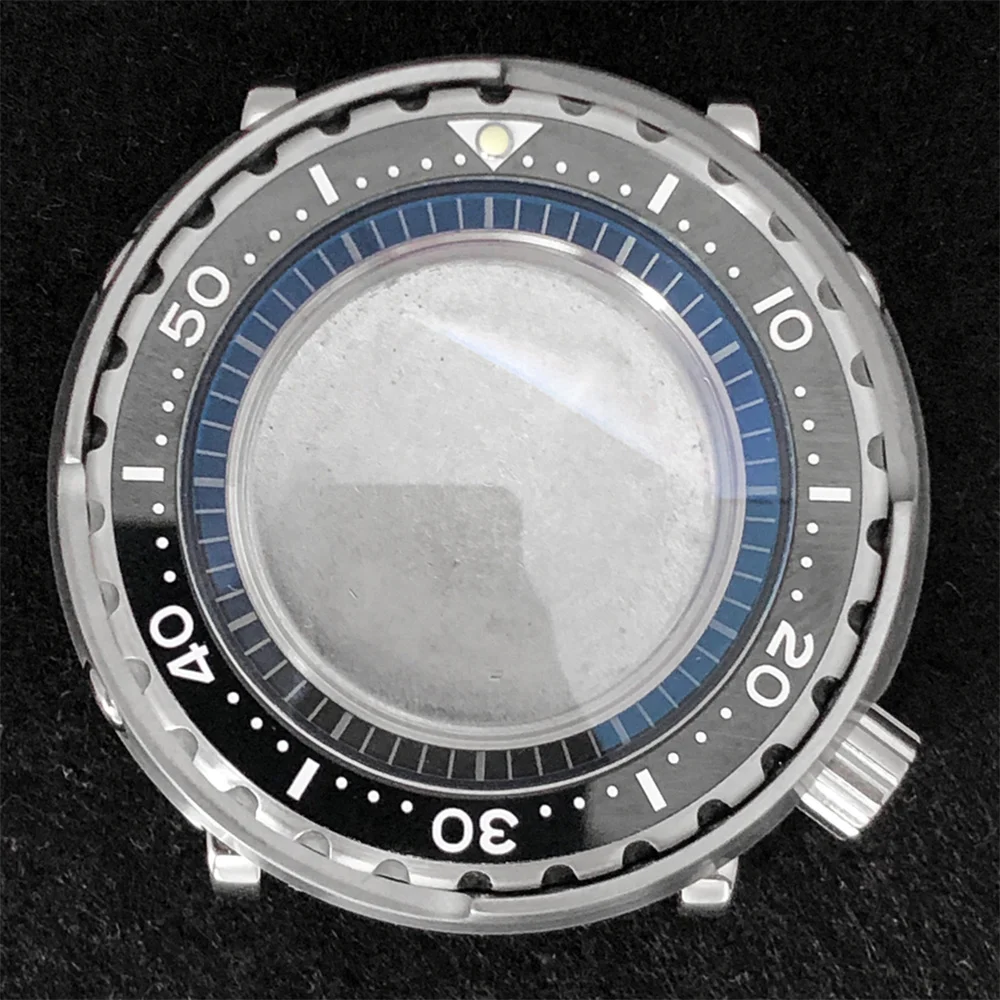 

For NH35 Case 45mm Mineral Glass Stainless Steel Watch Case for NH36 Movement Watch Accessories