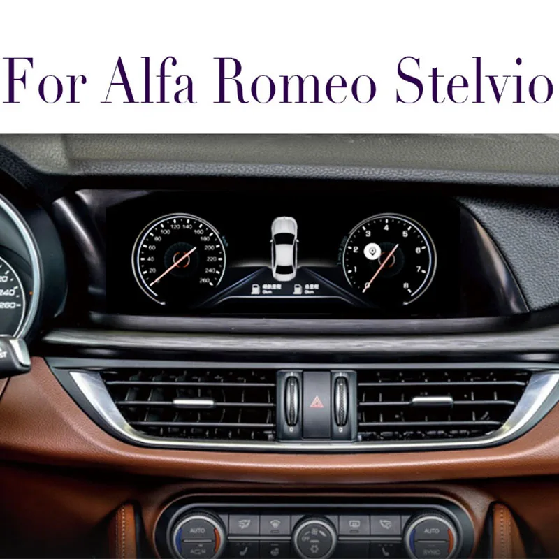 

For Alfa Romeo Stelvio 2016 2017 2018 2019 2020 2021 Car Multimedia Stereo Audio Navigation GPS Navi Radio CarPlay