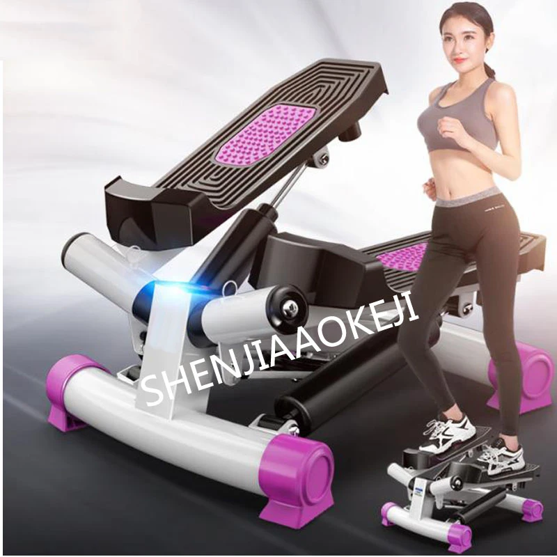 JZ-008 Foot Stepping Motion Machine Household Silent Stovepipe Weight Loss Machine LCD Monitor Fitness Equipment Stepper