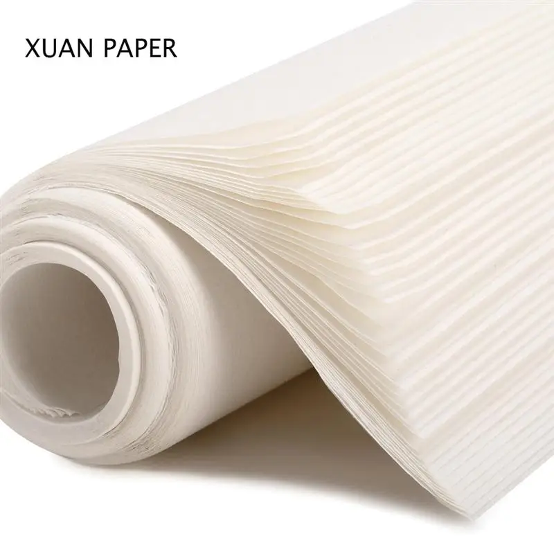 Papier de riz Xuan pour la pratique de la peinture, feuilles de pratique pour pinceau, papier chinois vierge, 50 feuilles
