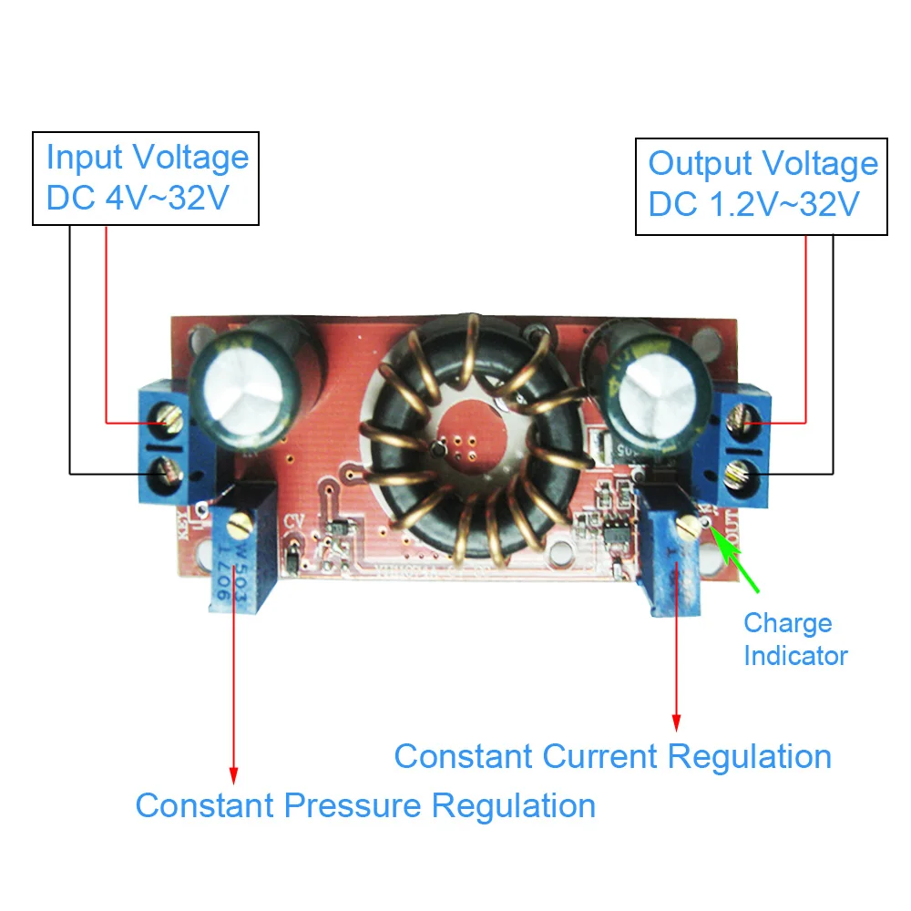 Adjustable DC-DC Step Down Buck Converter CC CV LED Driver Power Supply Module Battery Charging 5A 10A 12A 20A 5V 12V 24V 36V