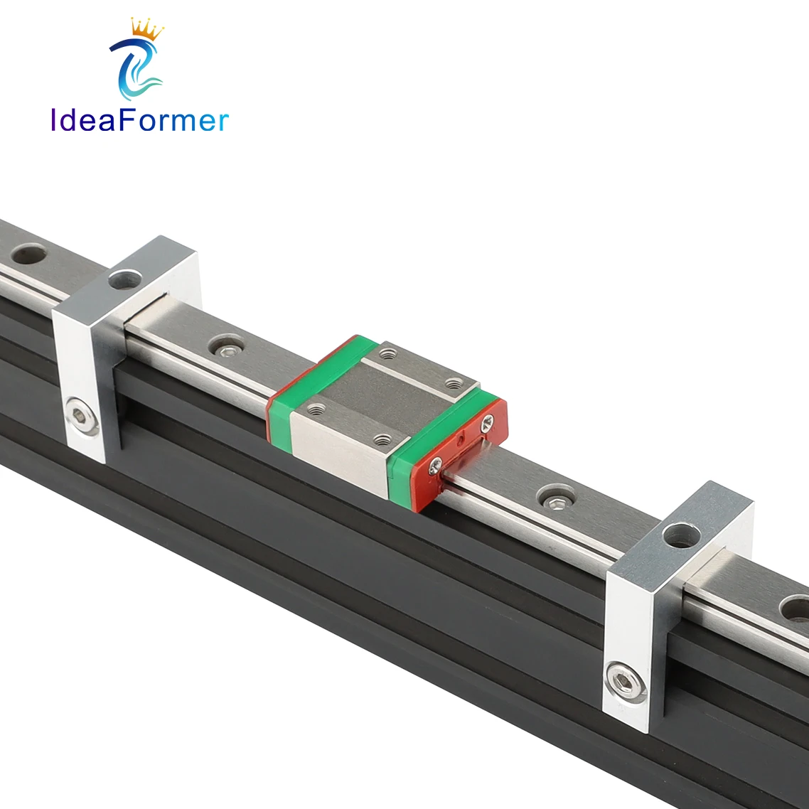 

2 Set BLV Ender-3 Series 3D Printer MGN12 Linear Guide Rail Fixing Block 2020 Profile Fixed Block With Screw Nut Accessories.