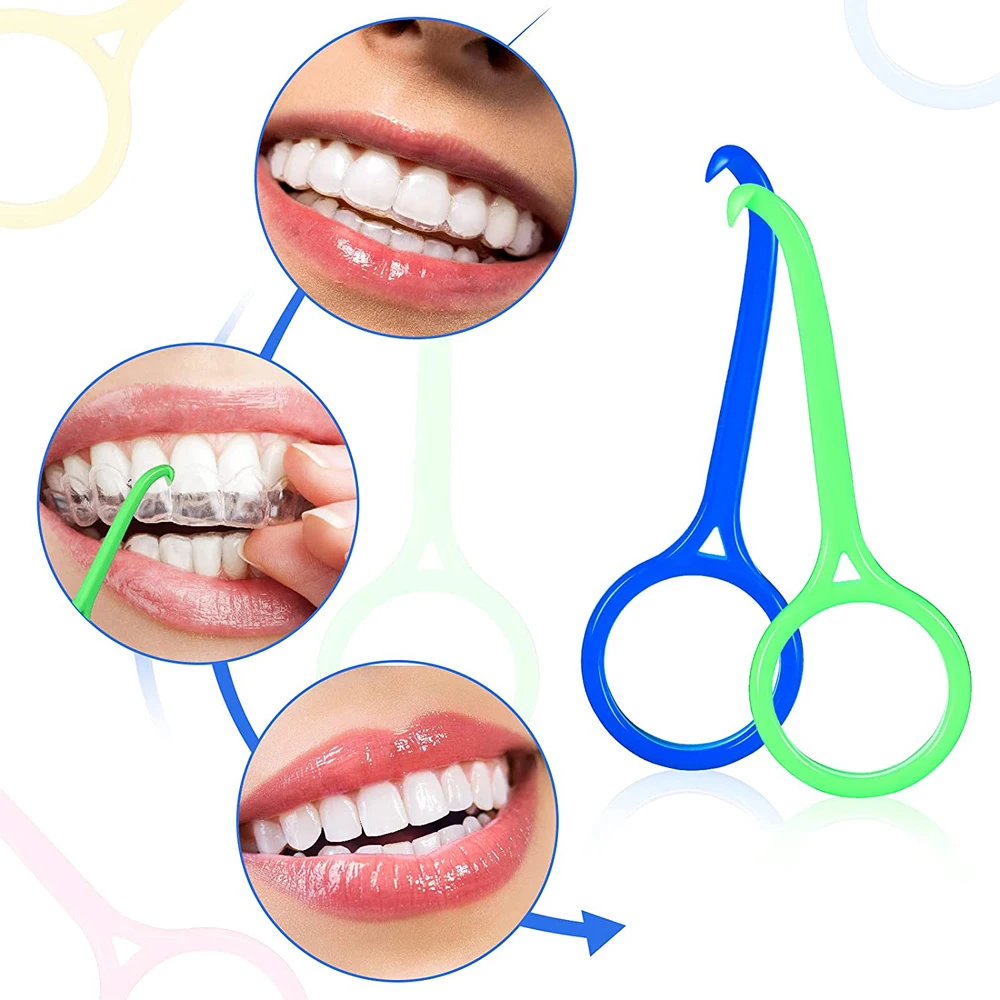 

5pcs Plastic Hook Dental Removal Tool Nice Orthodontic Aligner Remove Invisible Removable Braces Clear Aligner Oral Care