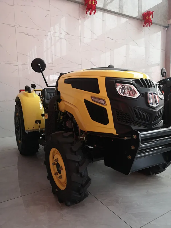 Chinese  Agriculture Tractors Hydraulic Garden Machine  Micro Compact Orchard Greenhouse Tractors