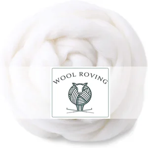 MIUSIE 150g pour feutrage à l’aiguille Laine Feutrage de laine Fibre de laine pour le feutrage à l’aiguille Matériaux de la fibre de laine pour débutants 10 meilleures aiguilles en feutrine de vente - No 10