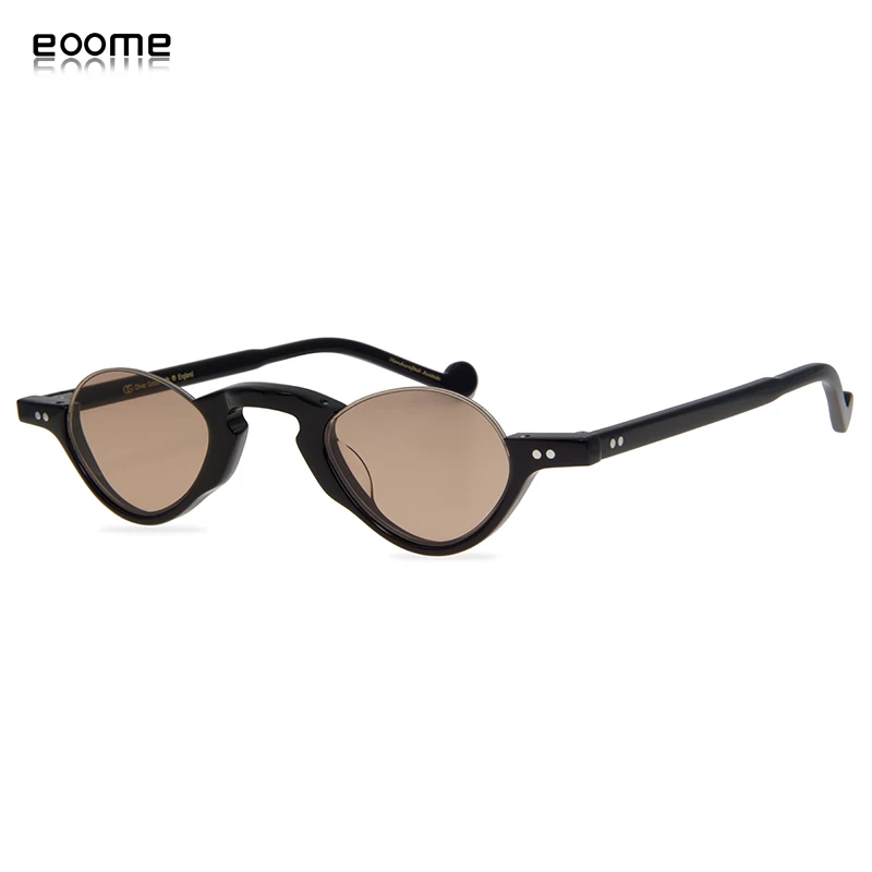 

Small Oval Shape Sunglass High Quality Hand Made Acetate Vintage Luxury High Quality Niche eoome original design with case