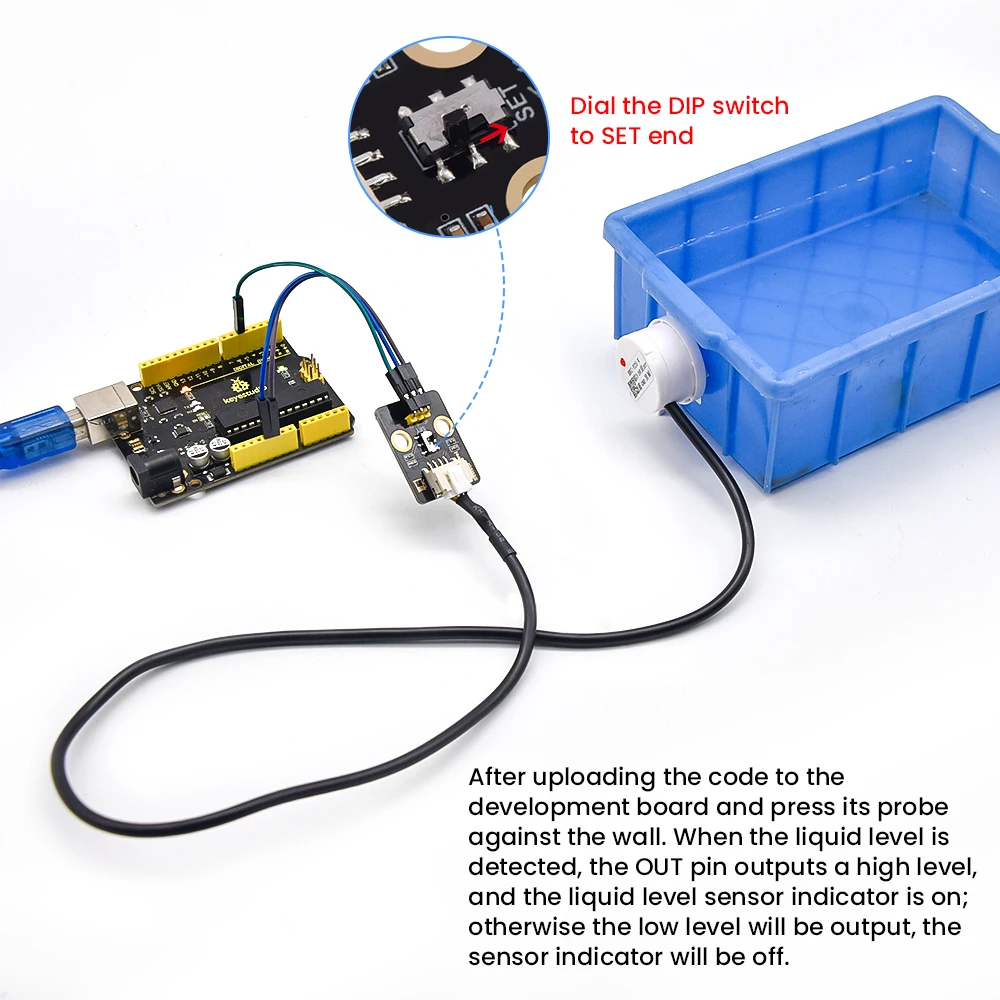 Keyestudio  XKC-Y25-V Non Contact Liquid Level Sensor Module Detector Water  for Arduino DIY Projects