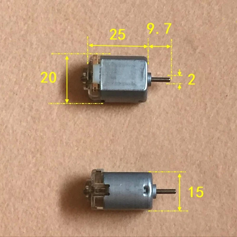 Mini 130 Motor DC 1.5V 3V 3.7V 15000RPM Micro High Speed Power Magnetic Motor DIY Toy RC Car Parts