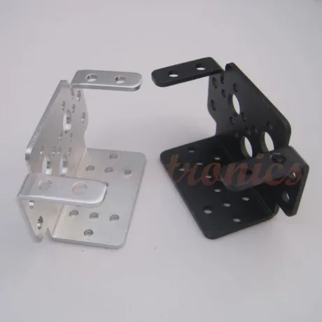 Aluminum Multifunction Servo Bracket for MG995 MG996R Support Robot Steering Gear Bracket Robotic Claw Mechanical Arm Bracket