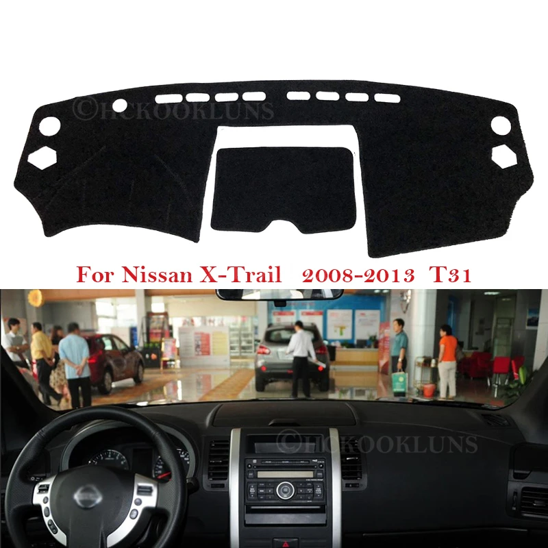 Dashboard Cover Protective Pad for Nissan X-Trail T31 2008~2013 Car Accessories Dash Board Sunshade Carpet X Trail XTrail 2012