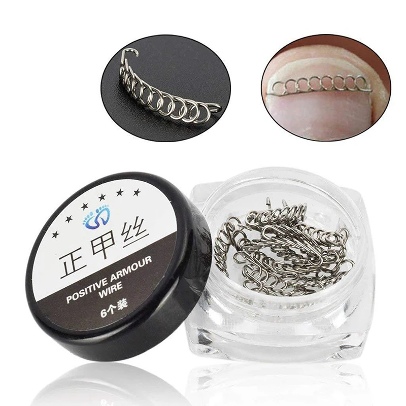 

12PCS Ingrown Toe Nail Correction Wire Fixer Pedicure Paronychia Recover Toenails Corrector Toe Corrector Foot Care Tools