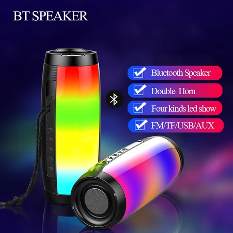 Портативная Bluetooth-колонка MouZYuan с мощным звуком и длительным временем работы — детальный вид товара