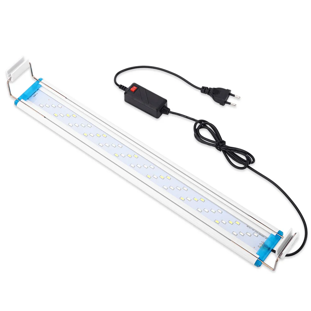 

Ultra-thin aquarium light Three-color adjustable, aquatic landscaping light, fish tank bracket light, LED light, lighting90-260v