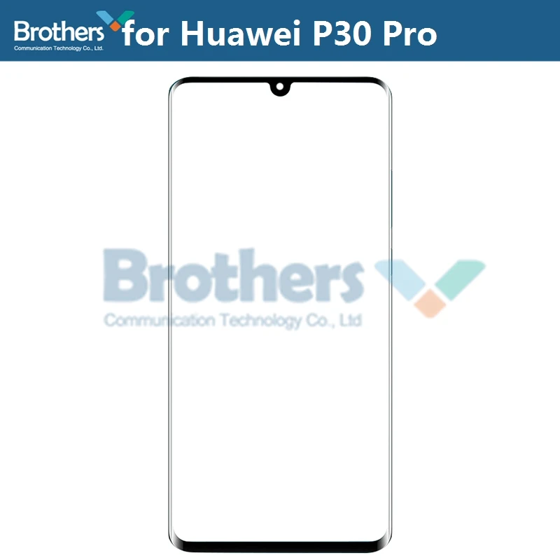 For Huawei P30 Pro Front Outer Glass Lens Touch Screen Glass Replacement With Polarizar And OCA