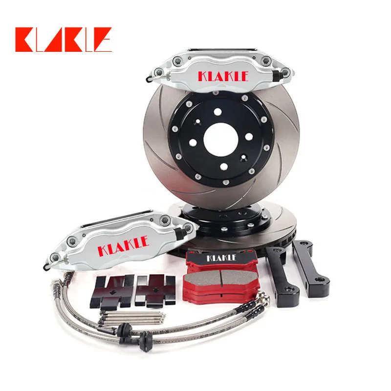 

KLAKLE High Quality 7600Brake Caliper 285*24mm Designer Brake Car Disc Full Front Bigger Brake Kit For Mazda Axela Rim 17