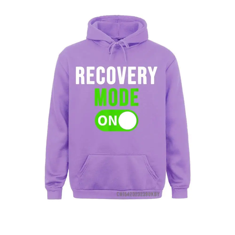 Recovery Mode On Harajuku Get Well Gift Funny Injury Tee Hoody Sweatshirts Long Sleeve Retro Men Winter Hoodies Normal Clothes