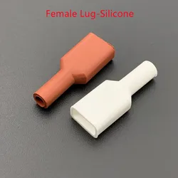 500PCS/1LOT Female Lug Cover Insulation Terminal Sleeve Nylon/Silicone Flag/Round 2.8mm 4.8mm 6.3mm 110 187 250