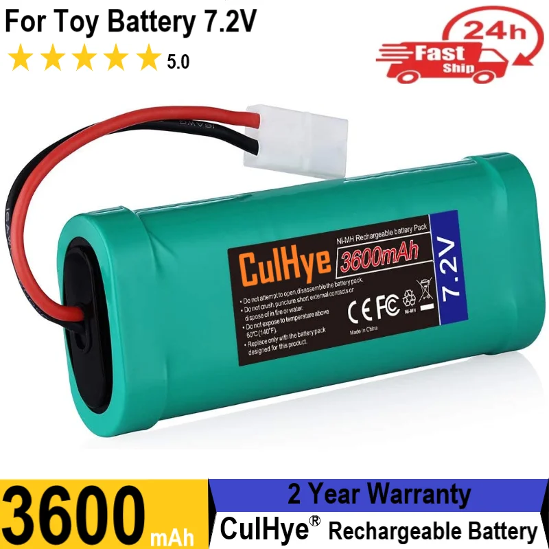 

7.2V 3600mAh Ni-MH Battery Pack with Tamiya Plug With 7.2v Charger and SC*6 Cells Battery for RC Racing Cars Boats RC toys