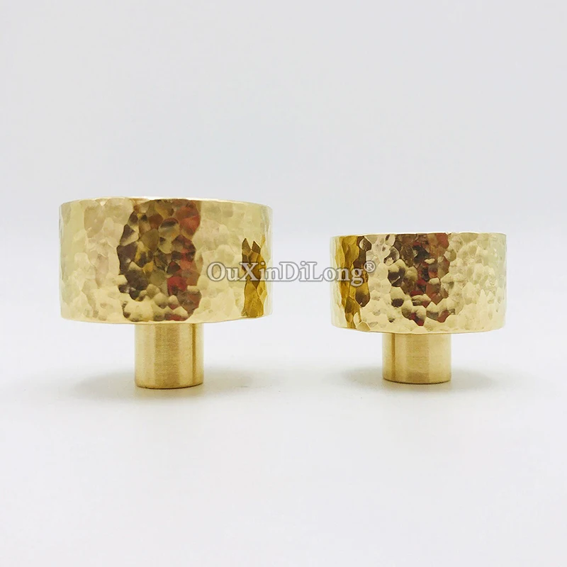 

New Arrival 10PCS Solid Brass Hammer Cabinet Door Handles Drawer Pulls Cupboard Wardrobe TV Wine Cabinet Pulls Handles & Knobs