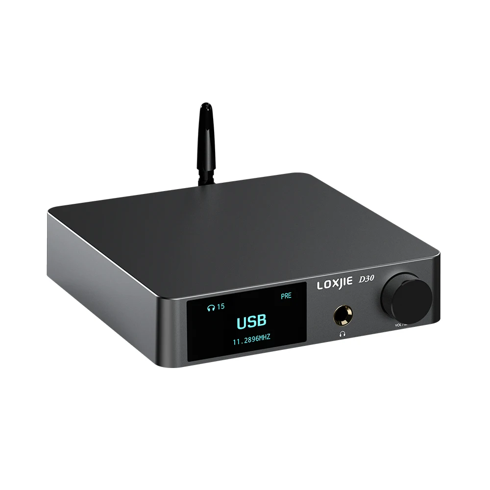 LOXJIE D30 Desktop Auricolare Partner HIFI Audio Digitale DAC e Amplificatore Per Cuffie AK4493EQ BLUETOOTH 5.0