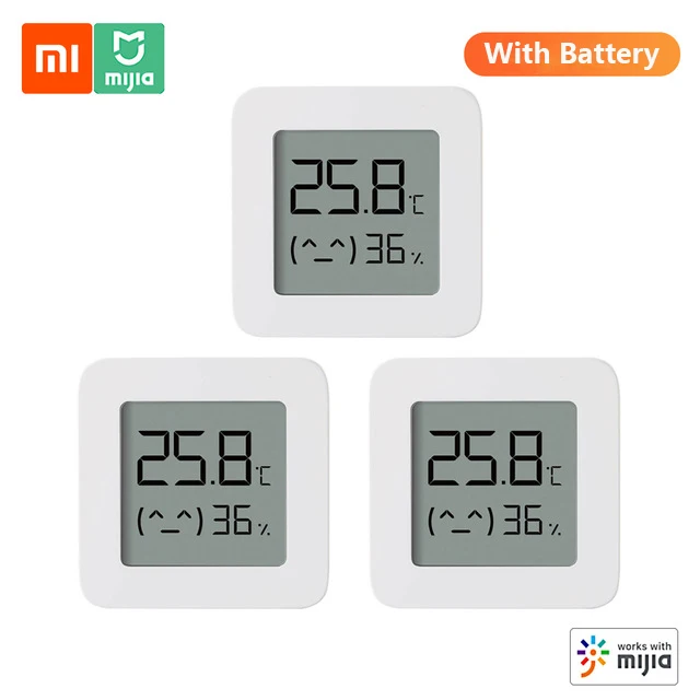 2020New Version Xiaomi Mijia Bluetooth Thermometer 2 Wireless Smart Electric Digital Hygrometer Thermometer Humidity Sensor Home