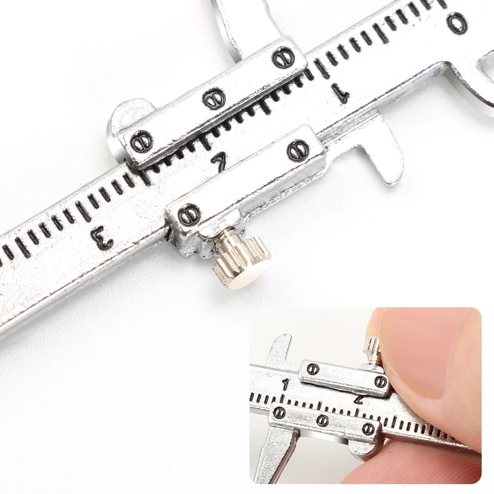 car key mini vernier caliper keychain for Toyota Corolla iM E170 E140 E150 3 Mark 2 Mark X Matrix 1 2 Platz Premio