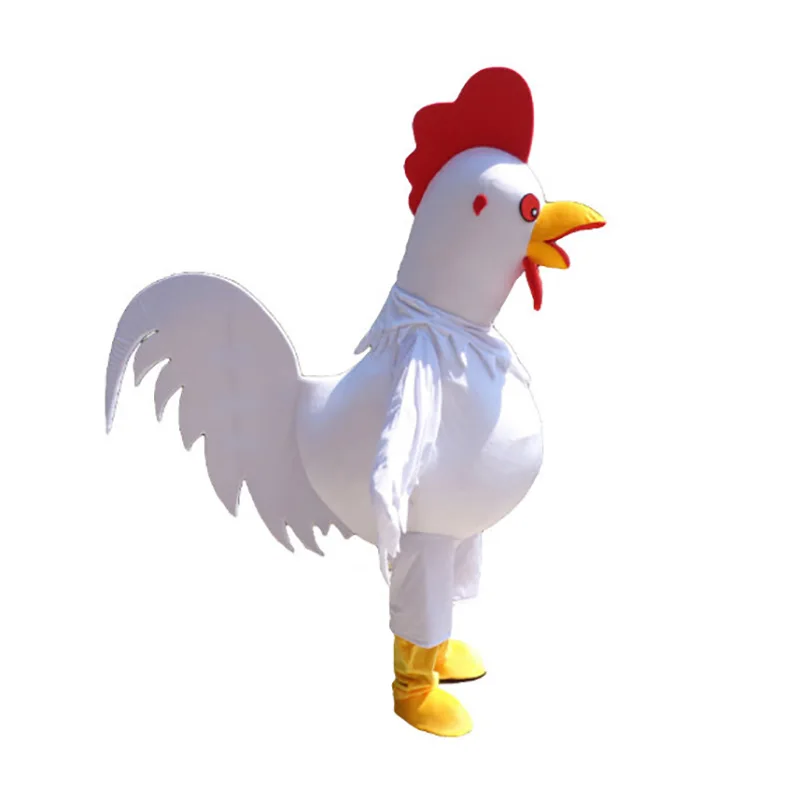 New Rooster Mascot Costume Cock Halloween ChristmasFunny Animal Chicken Adult Size