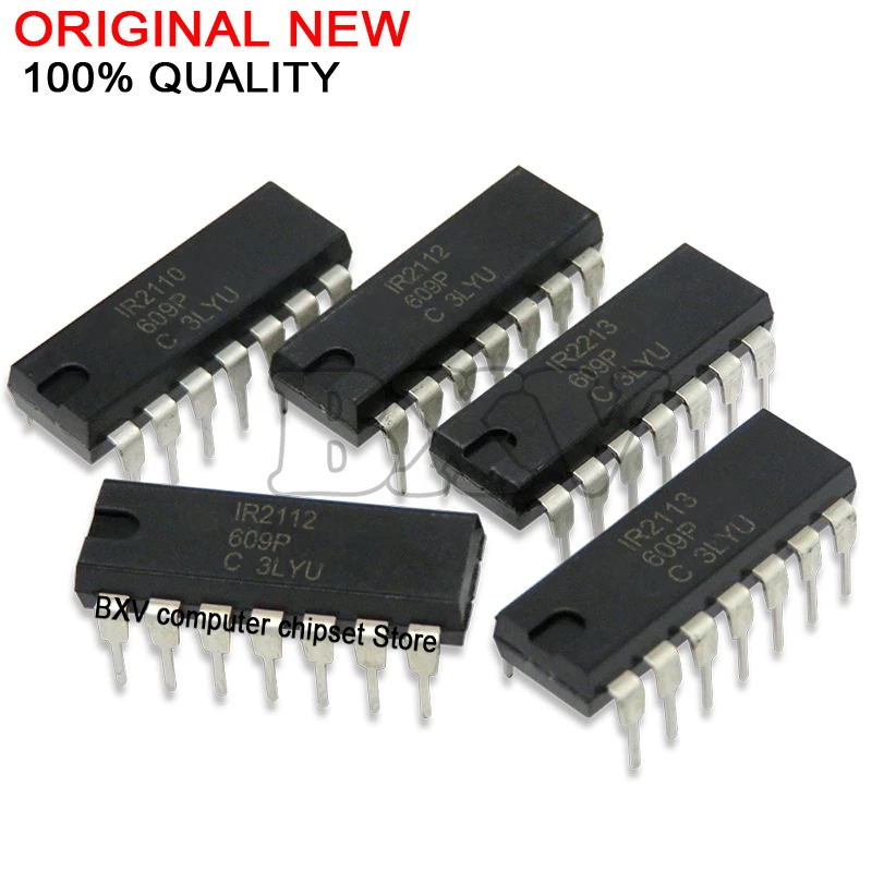 5PCS IR2110PBF DIP14 IR2110 DIP DIP-14 IR212 IR2113PBF IR2113 IC Chipset