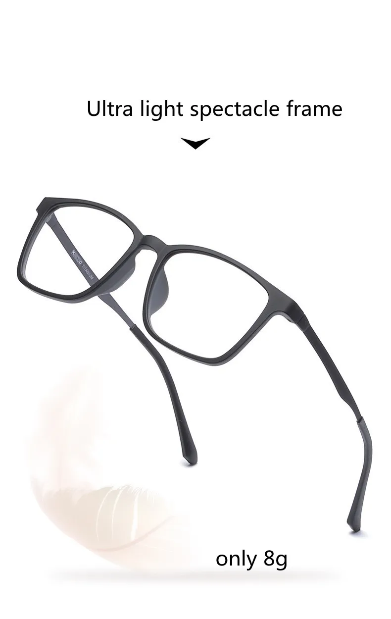 Hohe Qualität Reinem Titan Männer Anti Blau Licht Presbyopie Brillen Lesebrille mit Dioptrien + 1,0 + 1,5 + 2,0 + 2,5 + 3,0 + 3,5 + 4,0 – Detail 8