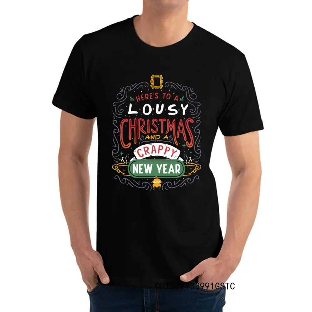 

Friends Christmas T-shirts 2021 Fashion Short Sleeve Normal Premium Cotton Fabric O Neck Men's Tops Shirts Tshirts Camisas