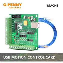 G-PENNY NEW ! 4 Axis USB Motion Controller Interface Board MACH 3 system PWM control 100KHz , support Win XP, Win 7, Win 8