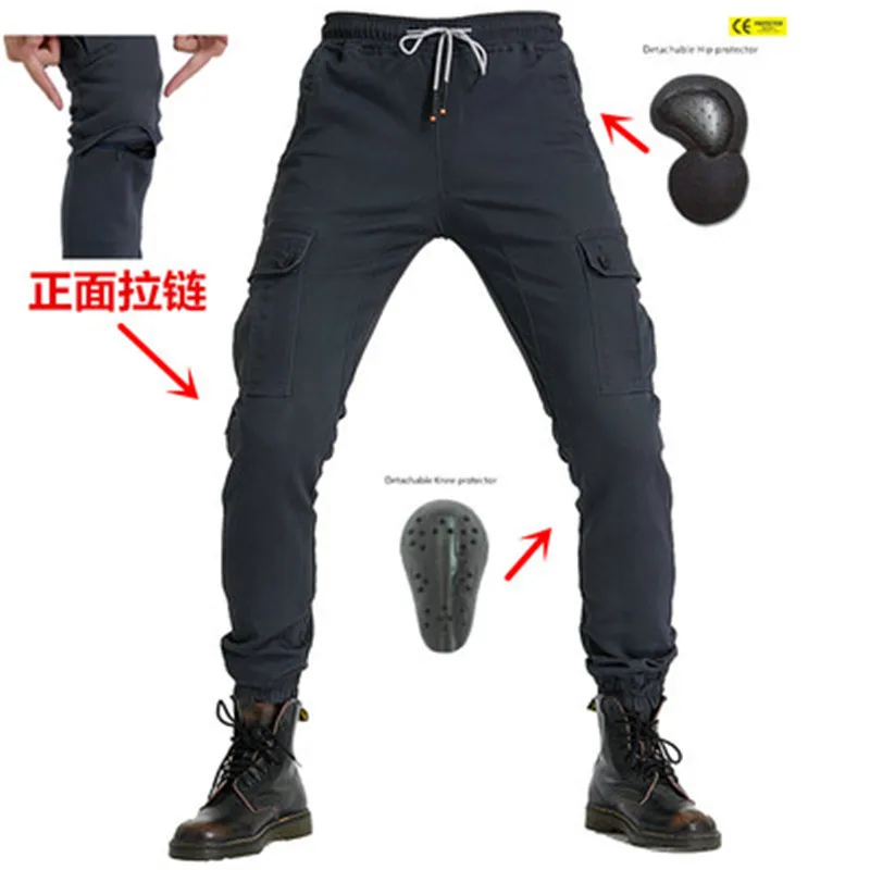 

Spring and Autumn Motorcycle Pants Men's Casual Loose Bunches Pocket Pants Outdoor Hiking Sports Casual Trousers Motocross pants