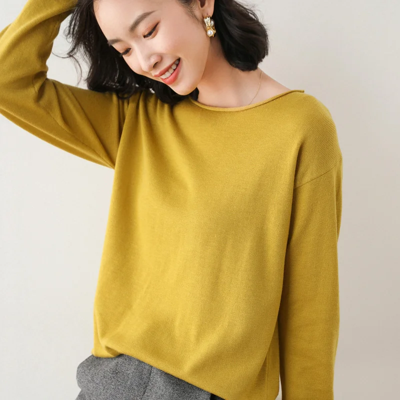 Women Sweaters Autumn Winter Korean Slim Pullover Women Basic Tops Casual Soft Knit Sweater Soft Warm Jumper Cashmere sweaters