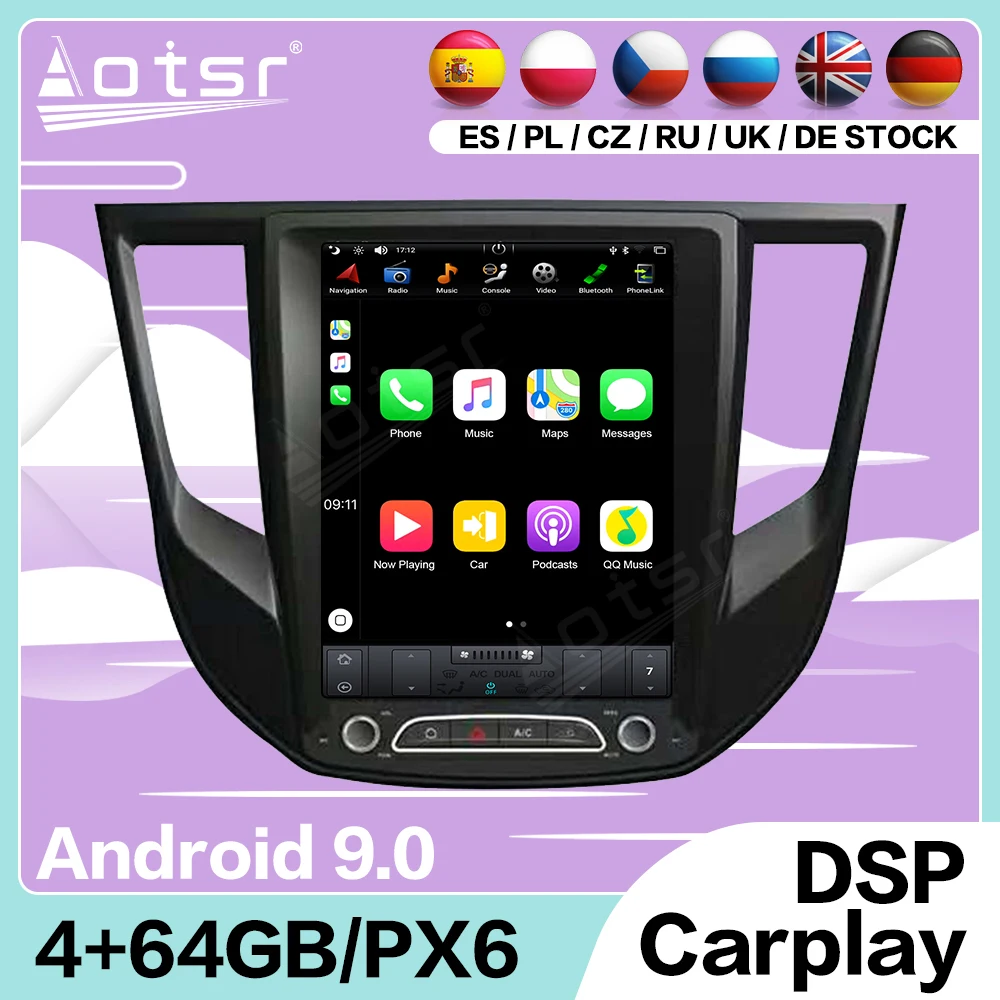 Android Tesa- For Mitsubishi Lancer / Lancer EX / Grand Lancer 2017 2018 2019 Stereo GPS Multimedia Player Radio Auto Head Unit