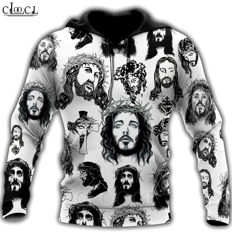 

CLOOCL Newest Christian Jesus Catholic 3D Print Pullover Men Women Hoodie Fashion Sweatshirt Casual Tracksuit Tops Drop Shipping