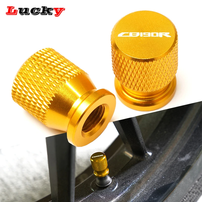 High Quality For Honda CB190R Motorcycle Aluminum Wheel Tire Valve Stem Caps CB 190R 2015-2020 CB 190 R Accessories