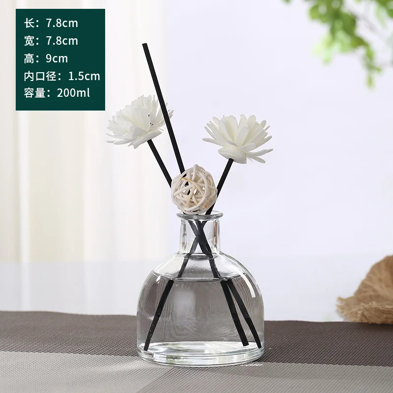 1pcs 50ml/100ml/200ml Mongolian Yurts Shape Reed Diffuser Empty Bottles without Lid Home Fragrance Refill Home Decor Accessaries