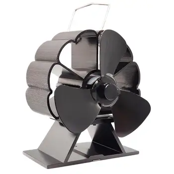 3 blade Fireplace Fan Environmentally Friendly Silent Heat-powered 3-blade Head Moving Mini Fireplace Fan #W0