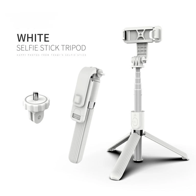 Multifunctional Wireless Remote Control Tripod Selfie Stick 360 Degree Rotating Mobile Phone Holder