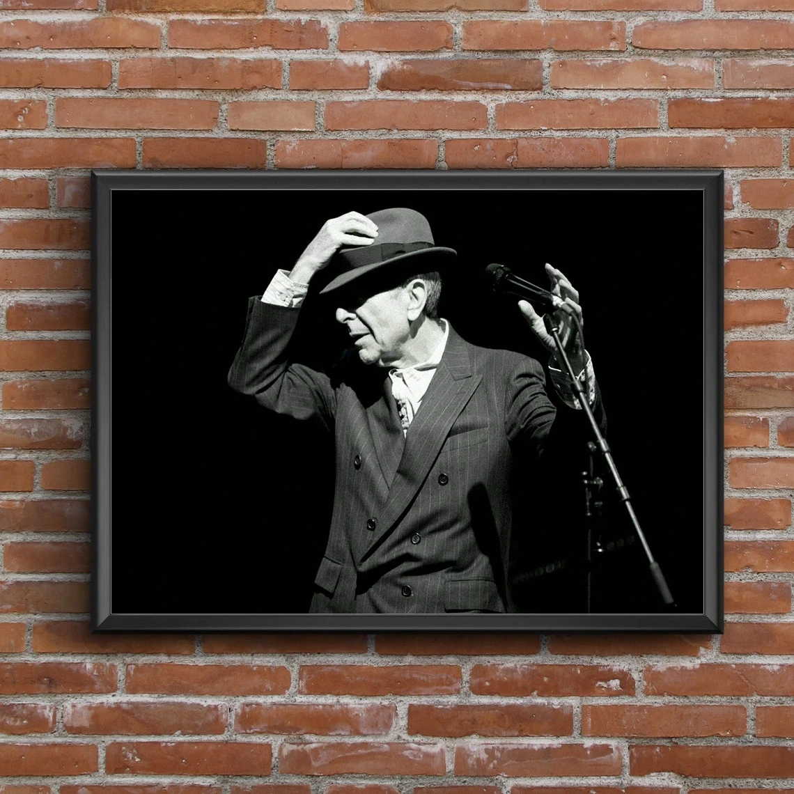 Leonard Cohen Poster Star Music Singer Canvas Poster Print Art Wall Painting Home Decoration Gift Poster