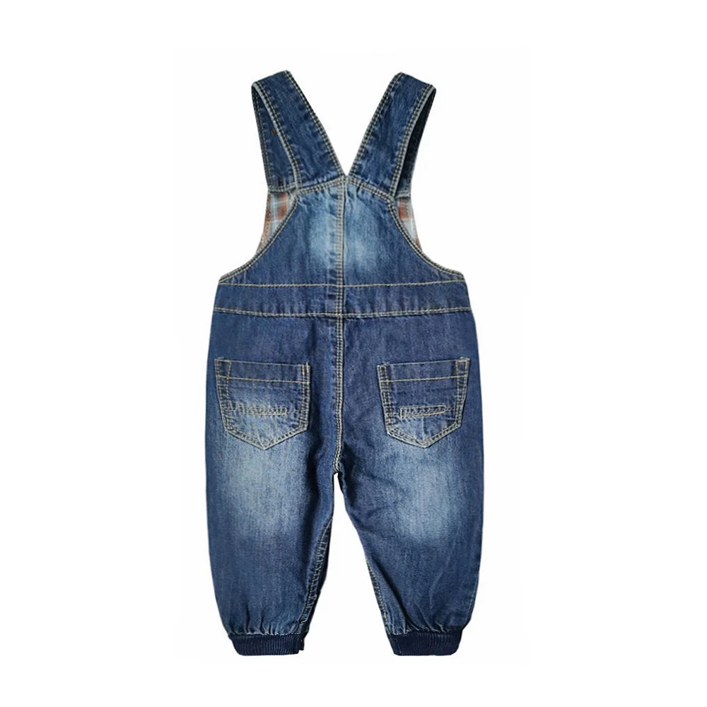 Chumhey 0-3T Baby Overalls Boys Girls Embroidery Soft Cotton Denim Toddler Bib Suspender Jumpsuits Infants Clothing Bebe Clothes