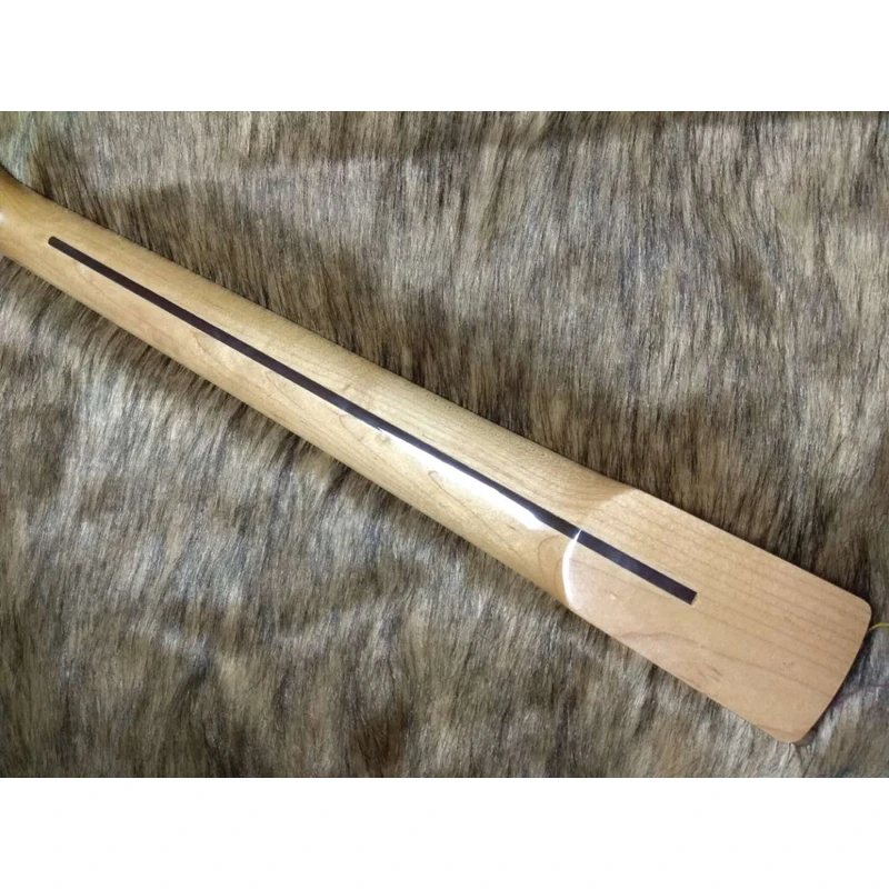 22-Bund Ahorn-E-Gitarrenhals mit Palisander-Griffbrett, Einlagen und LED-Beleuchtung, Gitarrenteile und Zubehör – Detail 5