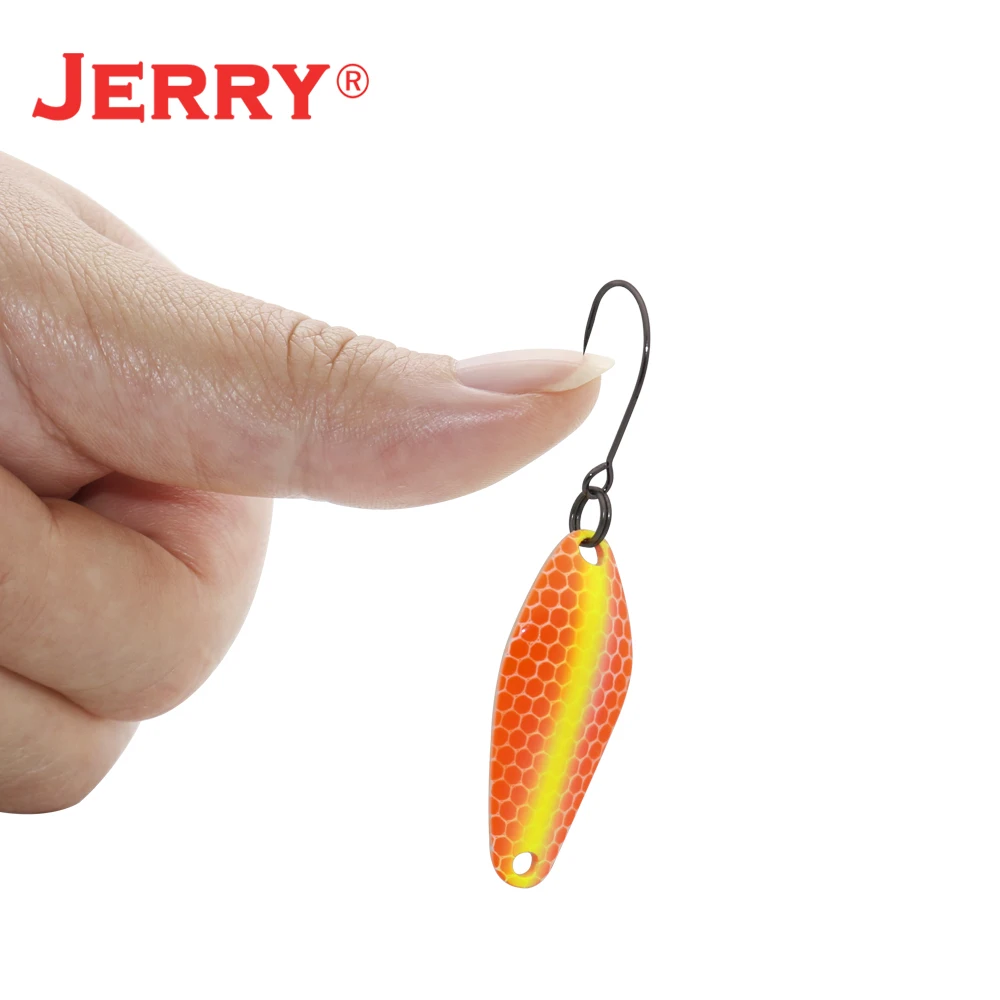 Jerry Draco Micro Spoon Trout Lures UL UV Colors Ultralight Fishing Tackle Freshwater Artificial Bait