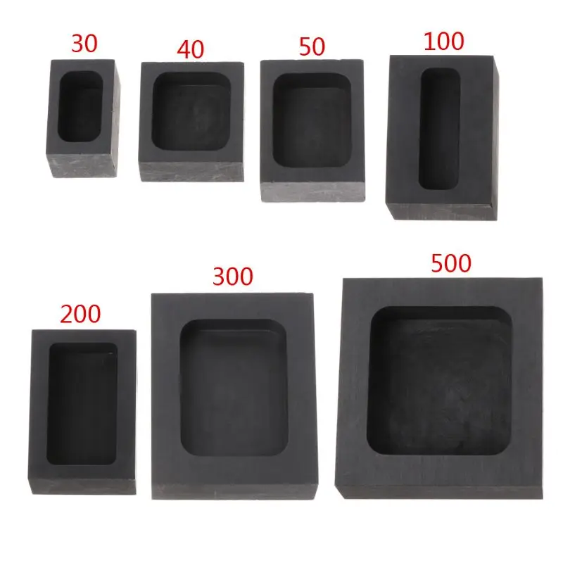 Melting Mold, Graphite Ingot Bar Mold Mould Crucible Melting Gold Silver Mold for Melting Gold Silver Casting Refining Metal