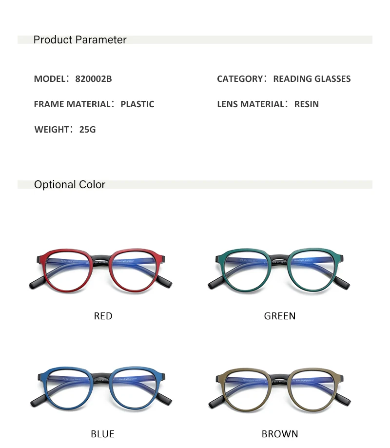 ZENOTTIC Anti Blau Licht Blockieren Lesebrille Männer Retro Runde Antiblau Rays Brille Computer Brillen Presbyopie Dioptrien – Detail 7