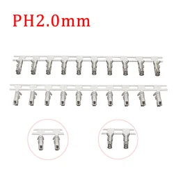 100Pcs JST PH2.0mm Metal Pins Female Socket Crimp Terminal Wire Cable for Housing PinHeader ph2.0 2mm Multiple Pins Connector