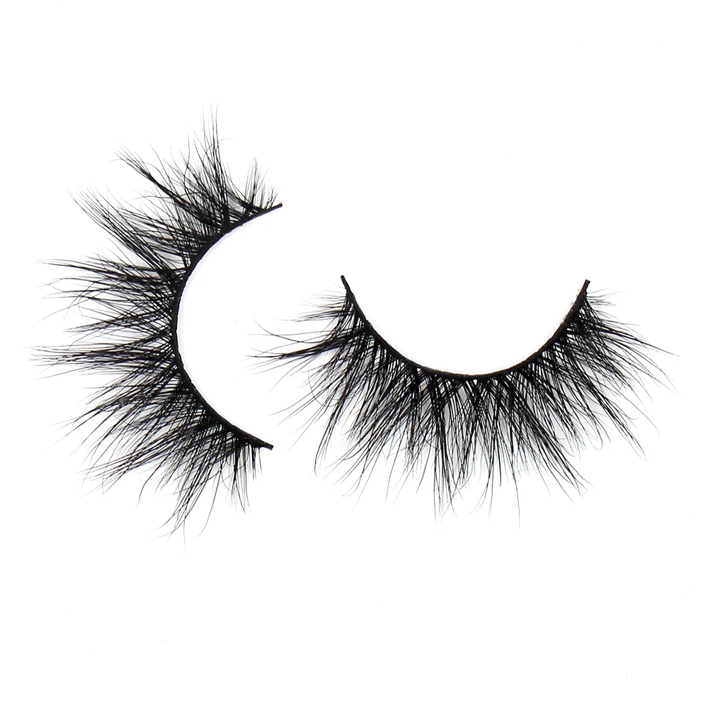 FOXESJI 5D Mink Lashes Eyelash Extension 100% โหดร้ายฟรีHandmade Crisscross Fluffy MinkขนตาปลอมFaux Cils Soft Lashes